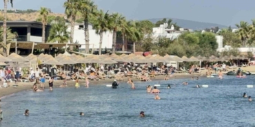 Bodrum'da sıcak hava etkisi: Termometre 40 dereceyi aştı