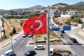 Bodrum'daki bayrak direkleri bakım çalışmaları tamamlandı