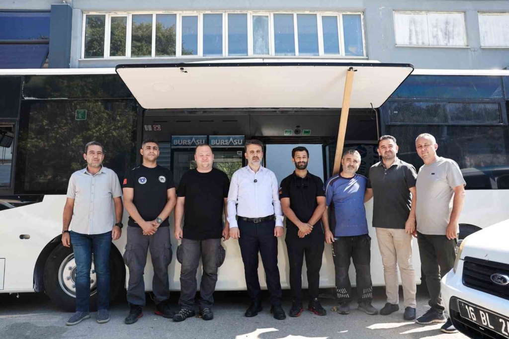 Bursa Büyükşehir Belediyesi'nden afetlere yönelik mobil araçlar