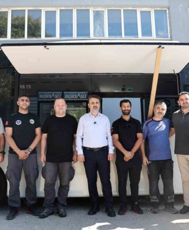 Bursa Büyükşehir Belediyesi'nden afetlere yönelik mobil araçlar