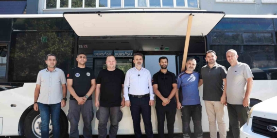 Bursa Büyükşehir Belediyesi'nden afetlere yönelik mobil araçlar