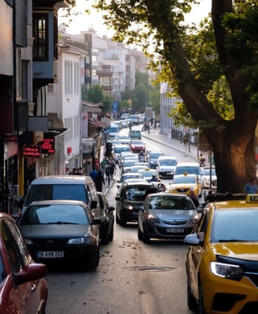 Bursa'da alkollü şahısların taksi tartışması ilginç anlar yaşattı