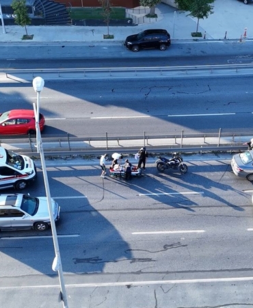 Büyükçekmece E-5'te motosiklet kazası trafiği etkiledi