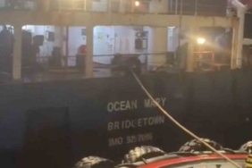 Çanakkale Boğazı'nda OCEAN MARY kuru yük gemisi arıza yaptı
