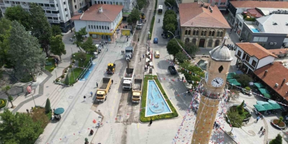 Çorum Gazi Caddesi'nde Yenileme Çalışmaları Başladı