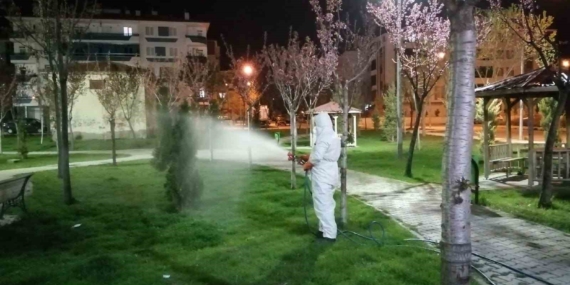 Çorum'da vektörel mücadele çalışmaları sürüyor