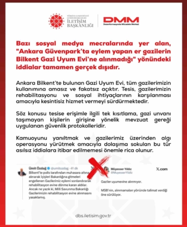 DMM, Ankara'daki gazi eylemcilerin Bilkent Uyum Evi'ne alınmadığı iddialarını yalanladı