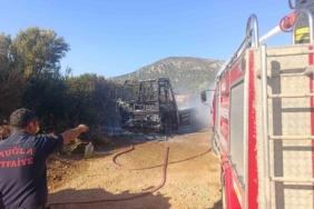 Datça'da kamyonet kundaklama iddiasıyla 2 kişi tutuklandı