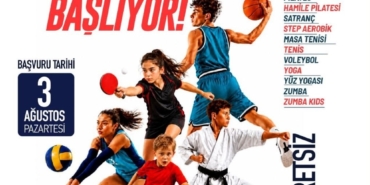 Denizli Büyükşehir Belediyesi'nden 22 branşta spor kursu