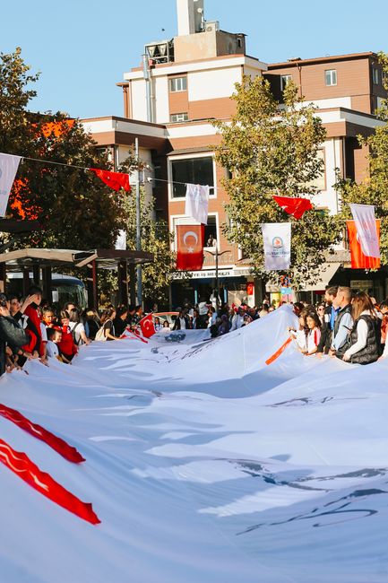Denizli'de açık hava sineması etkinliği Çivril'de gerçekleştirildi