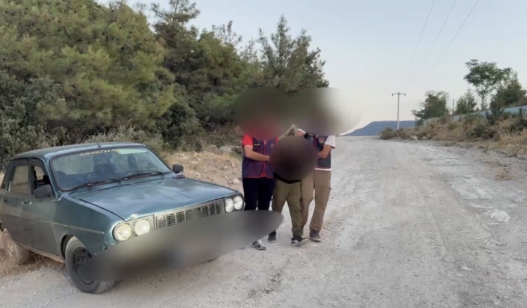 Denizli'de silahlı kız kaçırma şüphelisi ormanda yakalandı