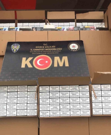 Düzce'de kaçakçılıkla mücadele operasyonları devam ediyor