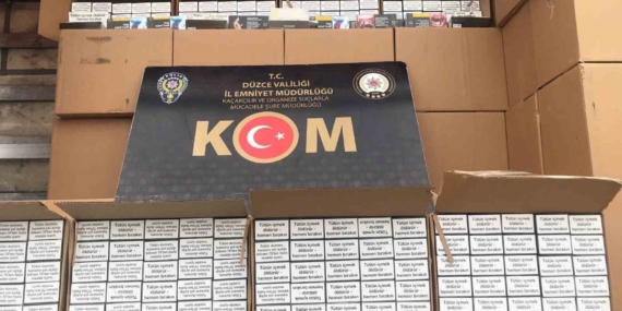 Düzce'de kaçakçılıkla mücadele operasyonları devam ediyor