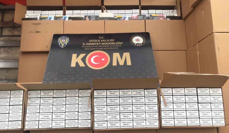 Düzce'de kaçakçılıkla mücadele operasyonları devam ediyor
