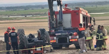 Edirne'de traktör kazasında çift yaşamını yitirdi
