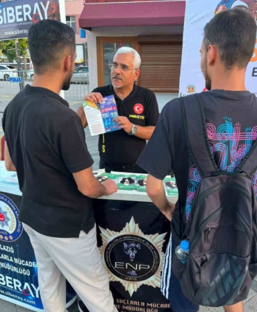 Elazığ'da Gastronomi Festivali'nde güvenlik bilgilendirmesi yapıldı
