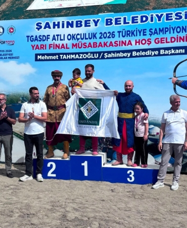 Elazığlı atlı okçular Gaziantep'te başarı elde etti