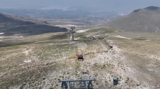 Erciyes'te teleferik keyfiyle kahvaltı imkanı