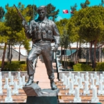 Ersin Tatar, Kıbrıs Barış Harekatı'nın iniş noktasında paylaşım yaptı