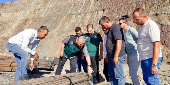 Erzincan Ballı Barajı ve Sulama Şantiyesi İncelendi
