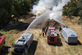 Erzincan'da Orman Yangını Tatbikatı Gerçekleştirildi
