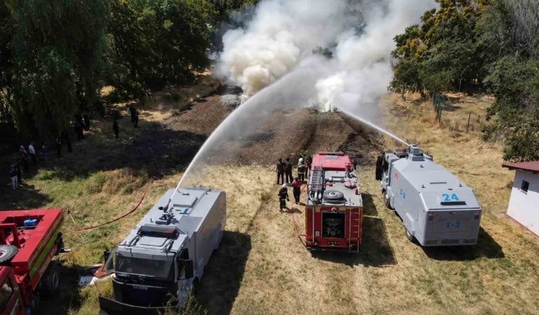Erzincan'da Orman Yangını Tatbikatı Gerçekleştirildi