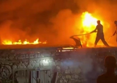 Erzincan'da samanlık yangını kontrol altına alındı