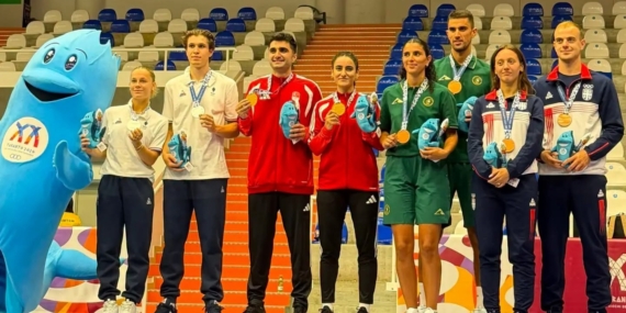 Erzincanlı badmintoncular Akdeniz Oyunları'nda altın madalya kazandı
