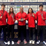Erzincanlı sporcular Avrupa Gençler Badminton Şampiyonası'nda bronz madalya kazandı