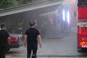 Erzurum Adliyesi'nde yangın: 2 kişi hastaneye kaldırıldı
