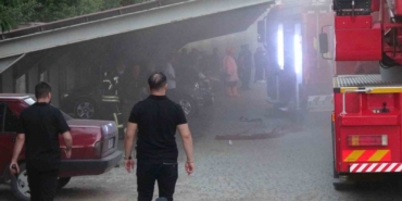 Erzurum Adliyesi'nde yangın: 2 kişi hastaneye kaldırıldı