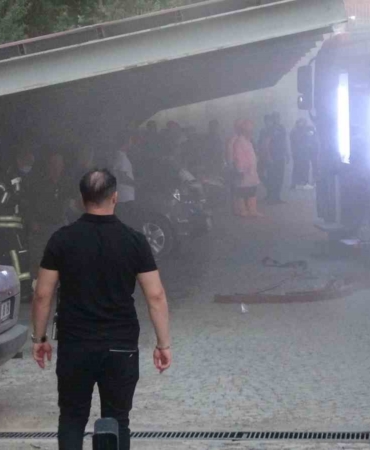 Erzurum Adliyesi'nde yangın: 2 kişi hastaneye kaldırıldı