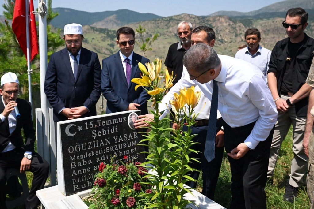 Erzurum'da 15 Temmuz Şehidi Oğuzhan Yaşar için Mevlid-i Şerif