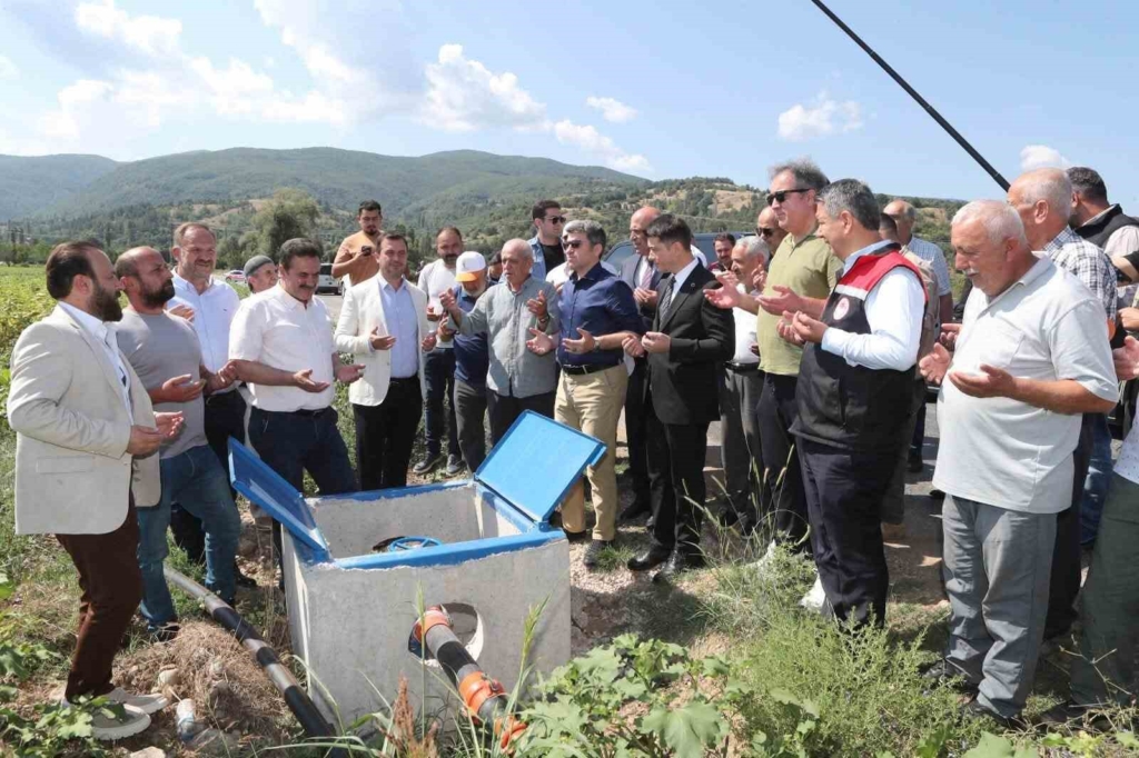 Esençay'da 305 hektar tarım arazisi sulamaya açıldı