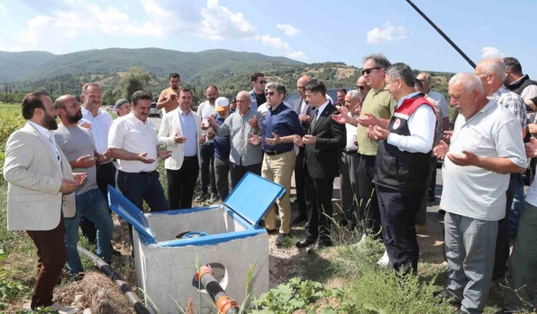Esençay'da 305 hektar tarım arazisi sulamaya açıldı