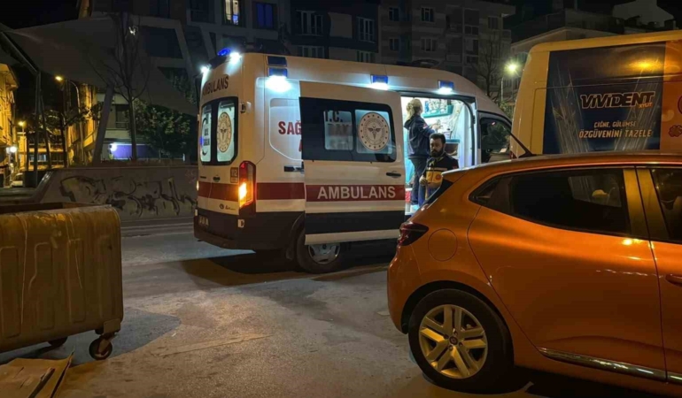 Eskişehir'de alkollü kadın scooterından düşerek hastaneye kaldırıldı