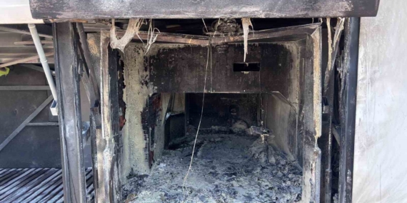 Eskişehir'de yolcu otobüsünde yangın, 27 yolcu tahliye edildi