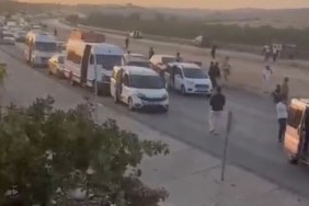 Gaziantep-Nizip yolunda kaza sonrası eylem yapıldı