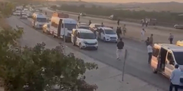 Gaziantep-Nizip yolunda kaza sonrası eylem yapıldı
