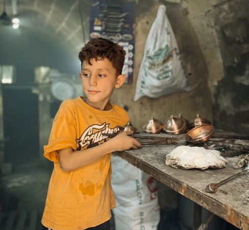 Gaziantep'te 57 Yıldır Bakır Ustalığı Yapan Koçyiğit, Mesleğin Geleceğinden Endişeli
