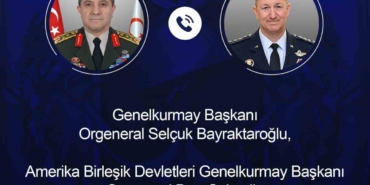 Genelkurmay Başkanı Bayraktaroğlu, ABD'li mevkidaşıyla görüştü