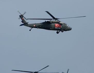 Giresun'da helikopter düştü, Vali bölgeye gitti