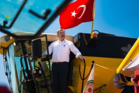 Gölbaşı'nda Karabuğday Hasadı Gerçekleştirildi
