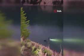 Gümüşhane'de baraj gölüne düşen araçta bir kişi hayatını kaybetti