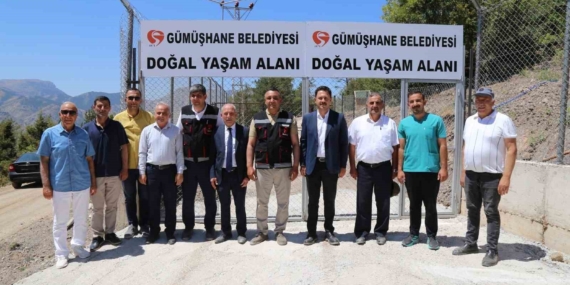 Gümüşhane'de sokak hayvanları için doğal yaşam alanı açıldı