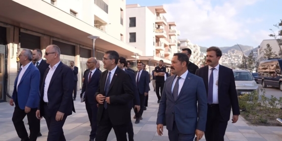 Hatay'daki inşa çalışmaları havadan ve karadan denetlendi