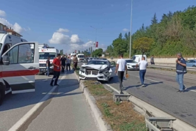 Havza'da zincirleme trafik kazası: 2 yaralı