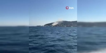 Heybeliada Deniz Harp Okulu'nda tadilat sırasında yangın
