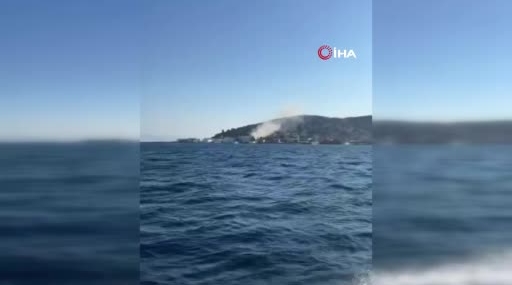 Heybeliada Deniz Harp Okulu'nda tadilat sırasında yangın