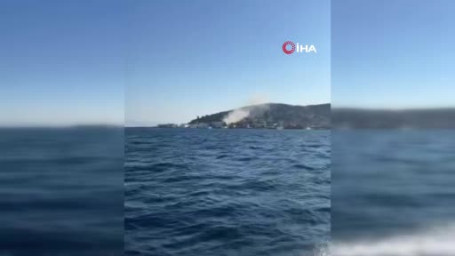 Heybeliada Deniz Harp Okulu'nda tadilat sırasında yangın